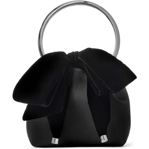 Bucket Bag with Bow Detailing , female, Sizes: ONE SIZE - Jimmy Choo - Modalova