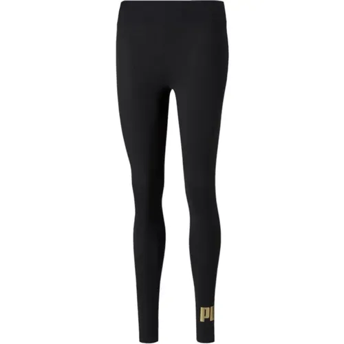 Ess+ Metallic Leggings for Women , female, Sizes: XS, S, M - Puma - Modalova