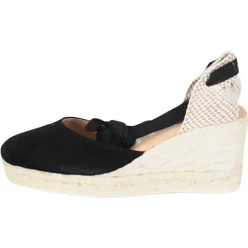 Hamptons Suede Espadrilles Platform Sandals , female, Sizes: 6 UK, 4 UK, 7 UK - Manebí - Modalova