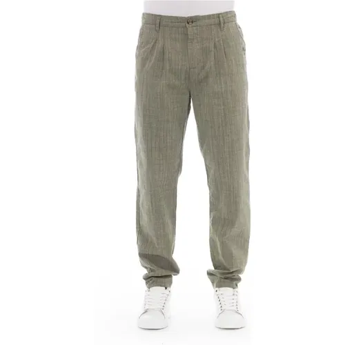 Chino Pants with Button and Zipper , male, Sizes: L, S, M, XS, XL - Baldinini - Modalova