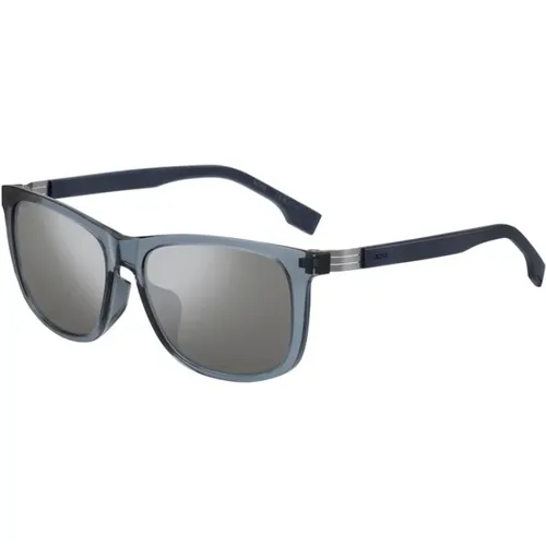 Frame Silver Mirror Sunglasses , unisex, Sizes: 59 MM - Hugo Boss - Modalova