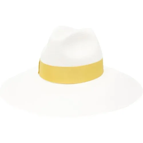 Straw Wide Brim Hat , female, Sizes: M - Borsalino - Modalova