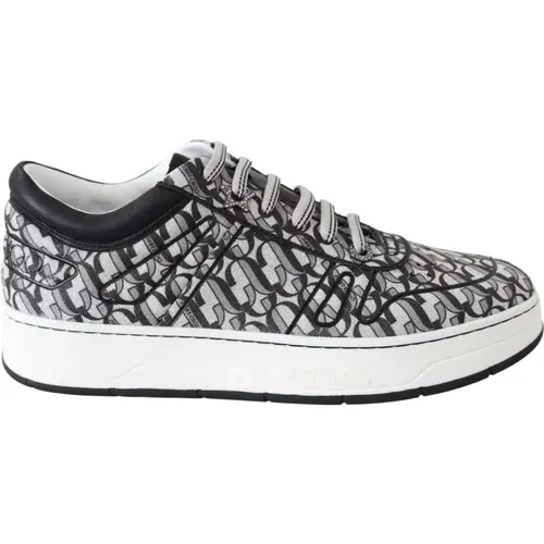 Silver Glitter Slip-on Sneakers , male, Sizes: 5 UK - Jimmy Choo - Modalova