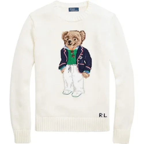 Bear pullover , female, Sizes: M - Ralph Lauren - Modalova