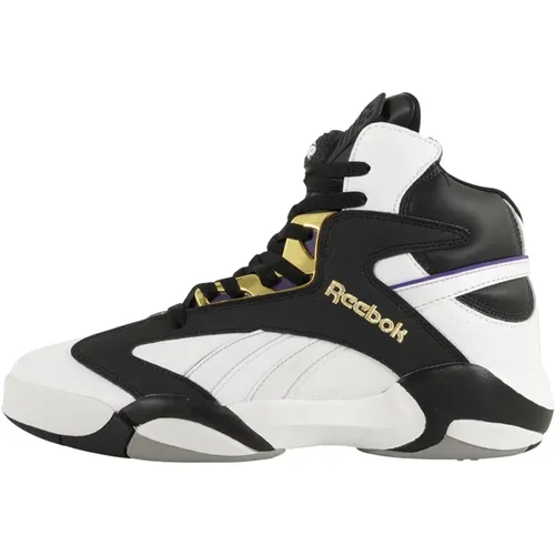 Shaq Attaq Gold Basketball Shoes , male, Sizes: 10 UK, 6 UK, 7 UK - Reebok - Modalova