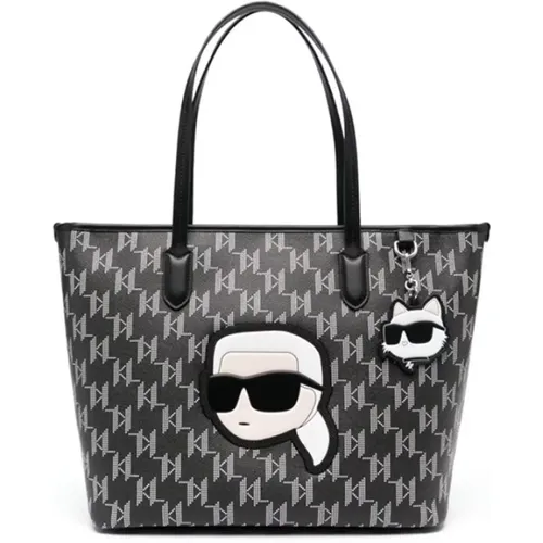 Ikonik Tote Bag , female, Sizes: ONE SIZE - Karl Lagerfeld - Modalova