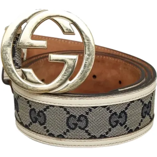 Pre-owned Canvas belts , female, Sizes: ONE SIZE - Gucci Vintage - Modalova