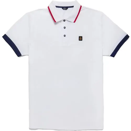 Polo-Shirt aus Baumwolle mit Kontrastdetails - RefrigiWear - Modalova