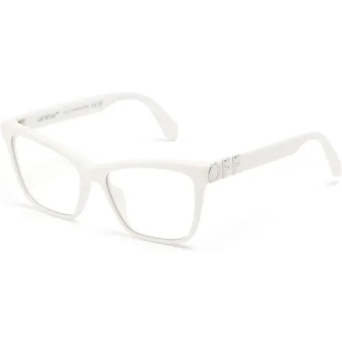 Weiße Optische Brille Stilvoll Alltagsgebrauch,Schwarze Optische Brille Stilvolles Must-Have,Rote Optische Brille, Vielseitiger Stil,Braun/Havanna Op - Off White - Modalova