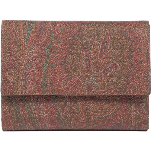 Paisley Fabric Women's Wallet , female, Sizes: ONE SIZE - ETRO - Modalova