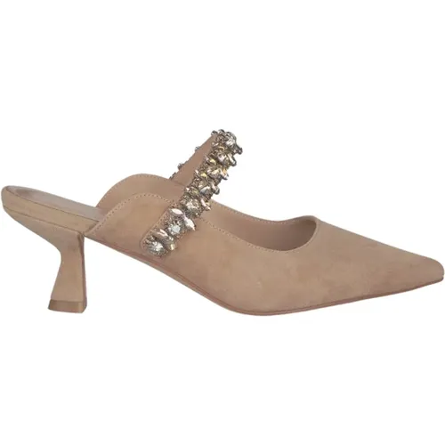 Pointed Toe Heel Shoe , female, Sizes: 3 UK, 8 UK, 5 UK, 4 UK, 7 UK, 6 UK, 9 UK - Alma en Pena - Modalova