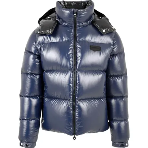 Shiny Nylon Down Jacket , male, Sizes: M - duvetica - Modalova