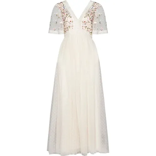Floral Lace Dress , female, Sizes: XS - Needle & Thread - Modalova