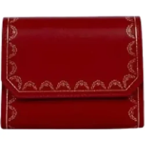 Pre-owned Leather wallets , female, Sizes: ONE SIZE - Cartier Vintage - Modalova