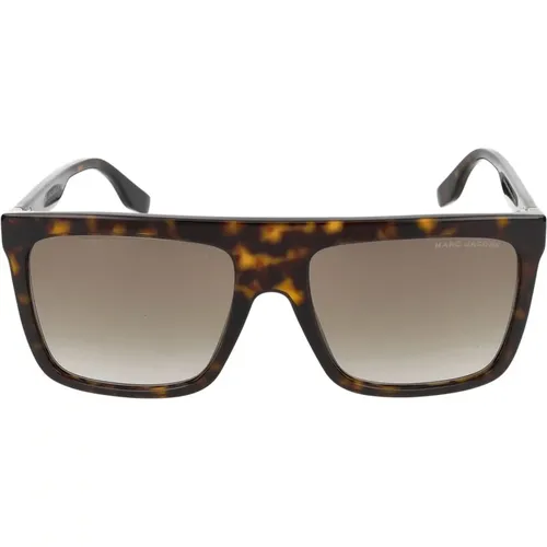 Stylische Sonnenbrille Marc 639/S,Dunkel Havana/Braun Getönte Sonnenbrille - Marc Jacobs - Modalova