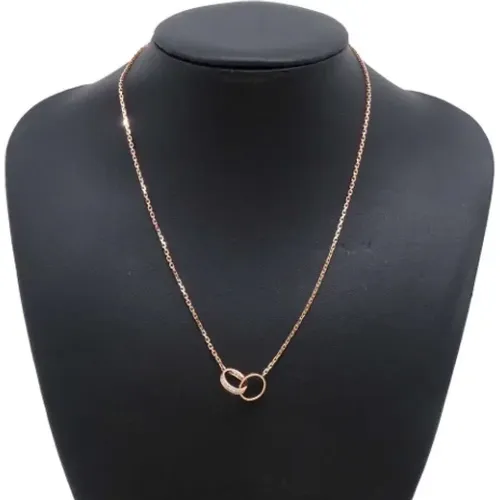 Pre-owned Rose Gold necklaces , female, Sizes: ONE SIZE - Cartier Vintage - Modalova