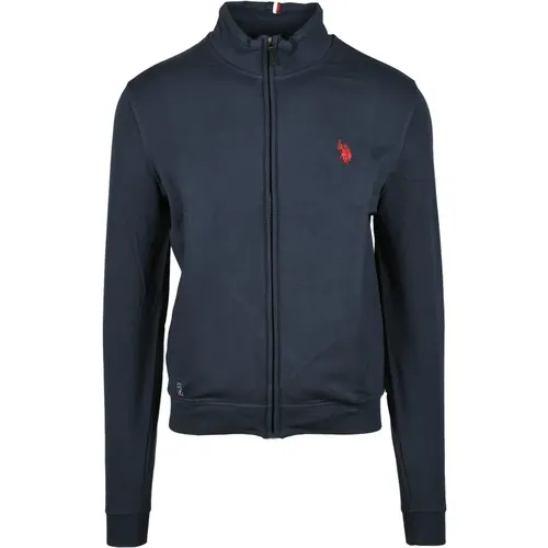 Dunkelblauer Sweatshirt für Männer , Herren, Größe: XL - U.S. Polo Assn. - Modalova