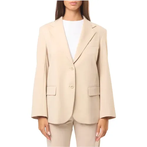 Cotton Jersey Blazer , female, Sizes: S - Max Mara Weekend - Modalova