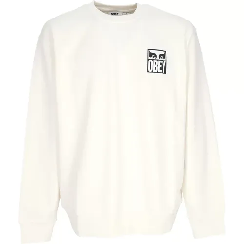 Ikonic Crewneck Sweatshirt Leichtes Französisches Frottee - Obey - Modalova