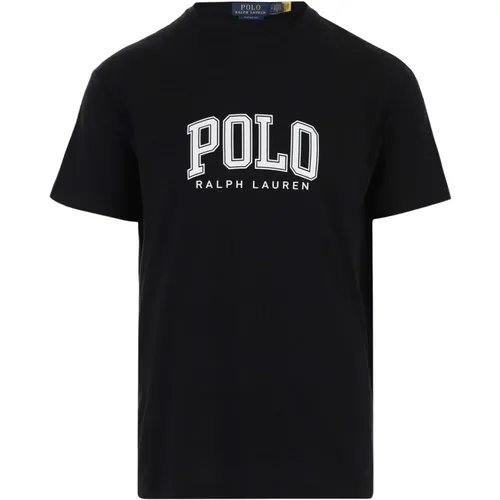 Cotton Jersey Crew Neck T-shirt , male, Sizes: S, XL, L - Polo Ralph Lauren - Modalova