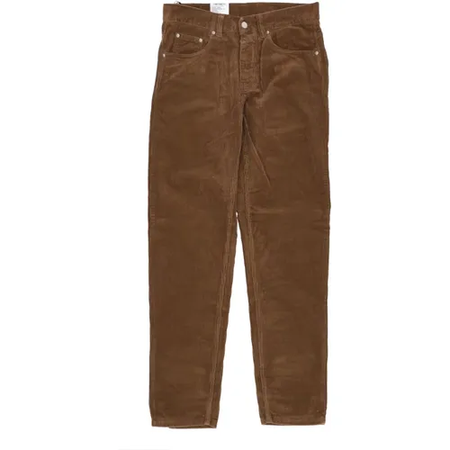 Tamarind Rinsed Streetwear Hose , Herren, Größe: W30 - Carhartt WIP - Modalova