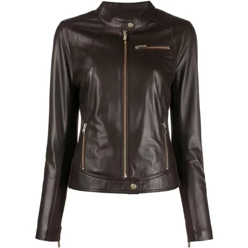 Leather Jacket , female, Sizes: L - Arma - Modalova