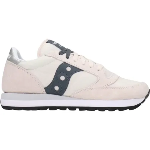 Beige Jazz Sneakers Lightweight Comfort Style , female, Sizes: 3 UK - Saucony - Modalova