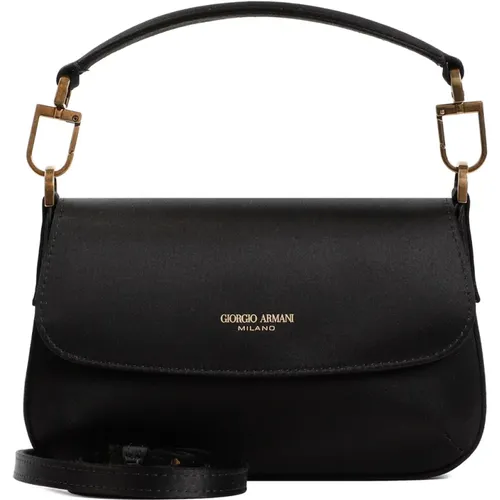 Elegant Viscose Handbag , female, Sizes: ONE SIZE - Giorgio Armani - Modalova