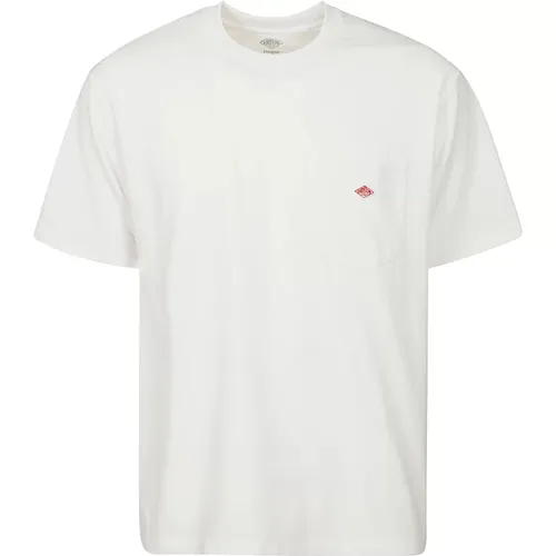Pocket T-Shirt , male, Sizes: L, S, XL, 2XL, M - Danton - Modalova