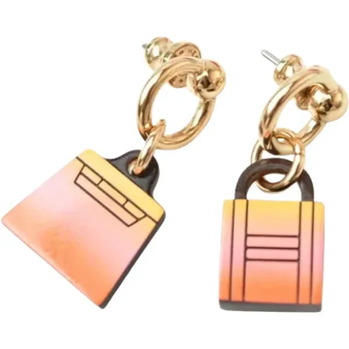 Pre-owned Fabric earrings , female, Sizes: ONE SIZE - Hermès Vintage - Modalova