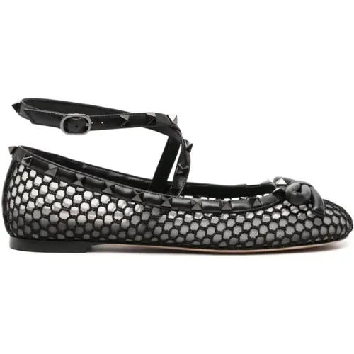 Flat shoes , female, Sizes: 5 1/2 UK - Valentino Garavani - Modalova