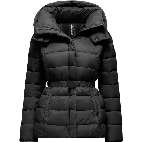 Nylon Down Jacket with Belt , female, Sizes: XS, XL, L, 2XL, 3XL, M - BomBoogie - Modalova