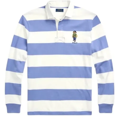 Rugby Polo Bear Langarmshirt , Herren, Größe: L - Polo Ralph Lauren - Modalova