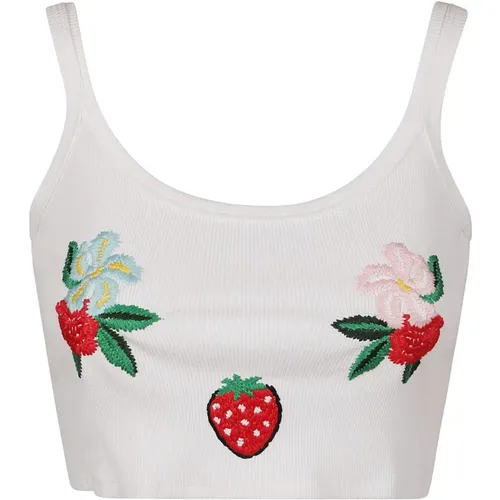 Stylisches Cropped Tank Top , Damen, Größe: M - Fiorucci - Modalova