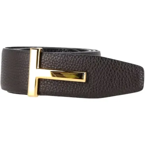Pre-owned Leather belts , male, Sizes: ONE SIZE - Tom Ford Pre-owned - Modalova