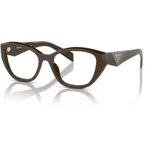 Iconic Triangular Logo Glasses , unisex, Sizes: 51 MM - Prada - Modalova