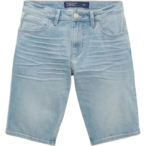 Jeans Shorts Josh Regular kurze Jeans Slim Fit , Herren, Größe: W33 - Tom Tailor - Modalova