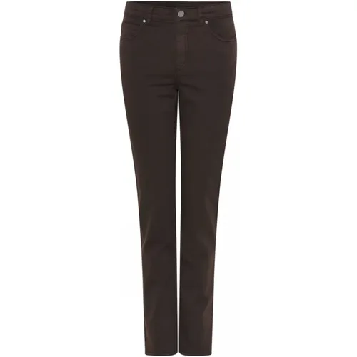 Classic Elastic 5-Pocket Pants - Regular Fit , female, Sizes: 4XL - C.Ro - Modalova