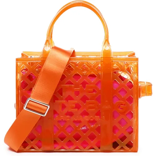 Tangerine PVC Tote Bag , Damen, Größe: ONE Size - Marc Jacobs - Modalova