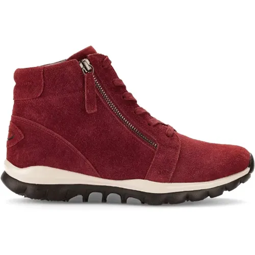 Rote Samt High-Top-Sneaker Gabor - Gabor - Modalova