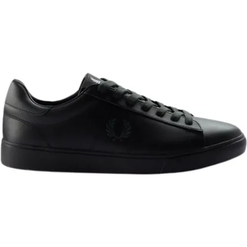 Spencer Leather Sneakers , male, Sizes: 7 UK, 8 UK, 6 UK - Fred Perry - Modalova