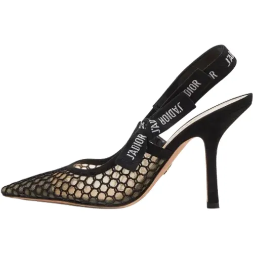 Pre-owned Mesh heels , female, Sizes: 6 1/2 UK - Dior Vintage - Modalova
