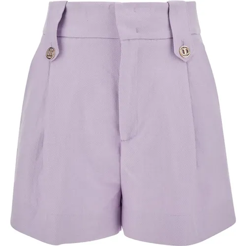 Lilac Shorts , female, Sizes: 2XS, XS - Twinset - Modalova