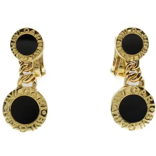 Pre-owned Metal earrings , female, Sizes: ONE SIZE - Bvlgari Vintage - Modalova