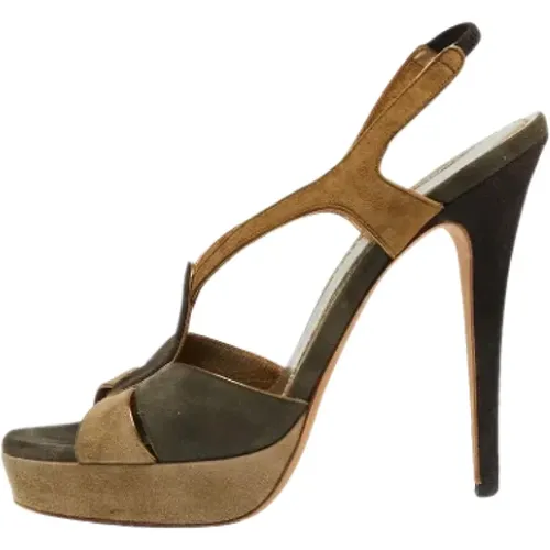 Pre-owned Suede sandals , female, Sizes: 6 UK - Yves Saint Laurent Vintage - Modalova