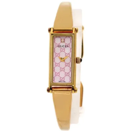 Pre-owned Stainless Steel watches , female, Sizes: ONE SIZE - Gucci Vintage - Modalova