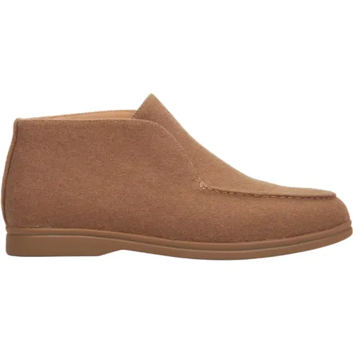 Damen Braune Slip-On Mokassins Er00113922 , Damen, Größe: 38 EU - Estro - Modalova