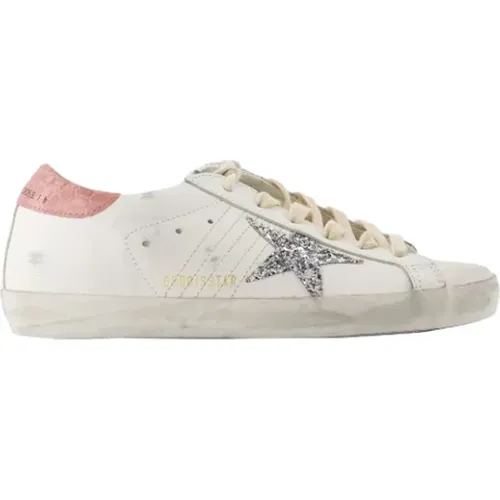 Leder sneakers , Damen, Größe: 37 EU - Golden Goose - Modalova