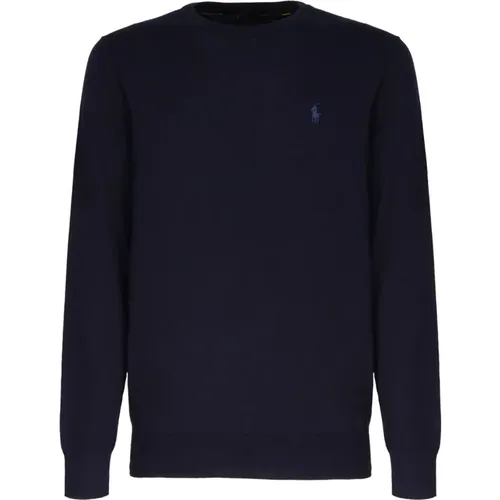 Cotton Sweater with Logo Embroidery , male, Sizes: XL - Ralph Lauren - Modalova