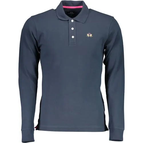 Cotton Polo Shirt with Embroidery , male, Sizes: L, 2XL - LA MARTINA - Modalova